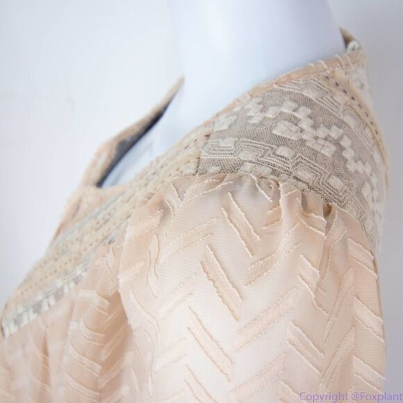 Anthropologie One September Anwen Peasant Shift Baby Doll Dress, size M - Picture 14 of 16